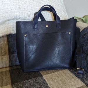 Portland Leather Goods Mini tote in midnight 🦄